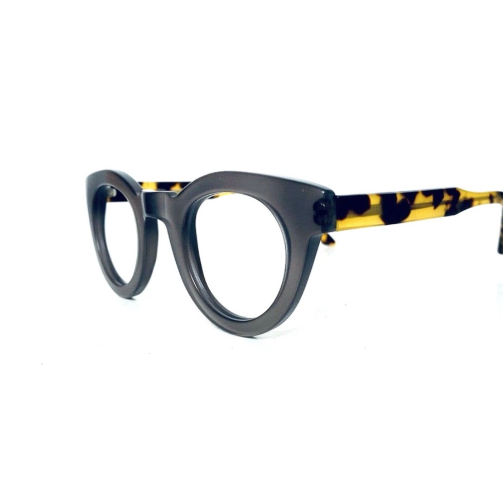 Women’s Gray and Tortoiseshell Round Glasses